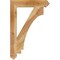 Ekena Millwork Imperial Arts & Crafts Rough Sawn Bracket, Western Red Cedar, 4"W x 24"D x 36"H BKT04X24X36IMP03RWR - alternate 4
